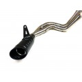 TOCE Performance Visor Tip Full 2 into 1 Low Mount Exhaust System for Indian FTR 1200 (Flat Track Racer) (2022+)